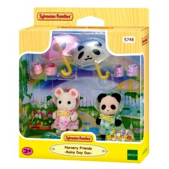 Rainy day friends set