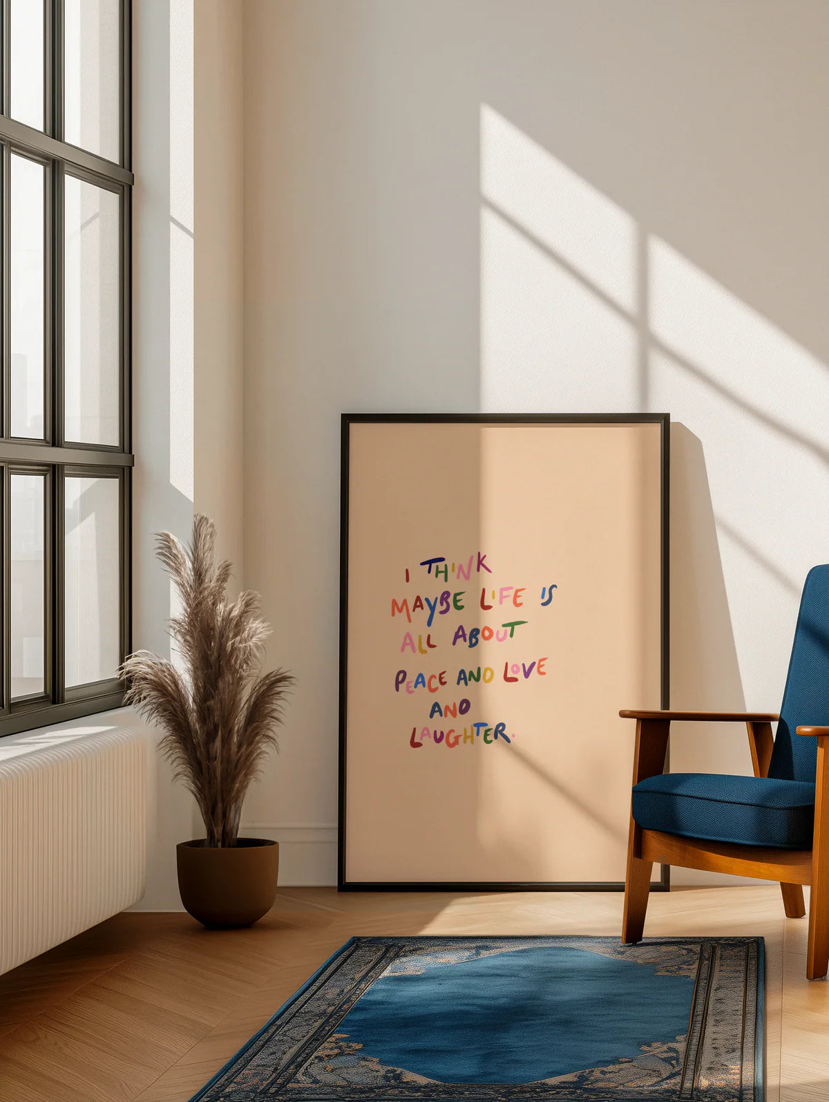 Peace Love & Laughter Print