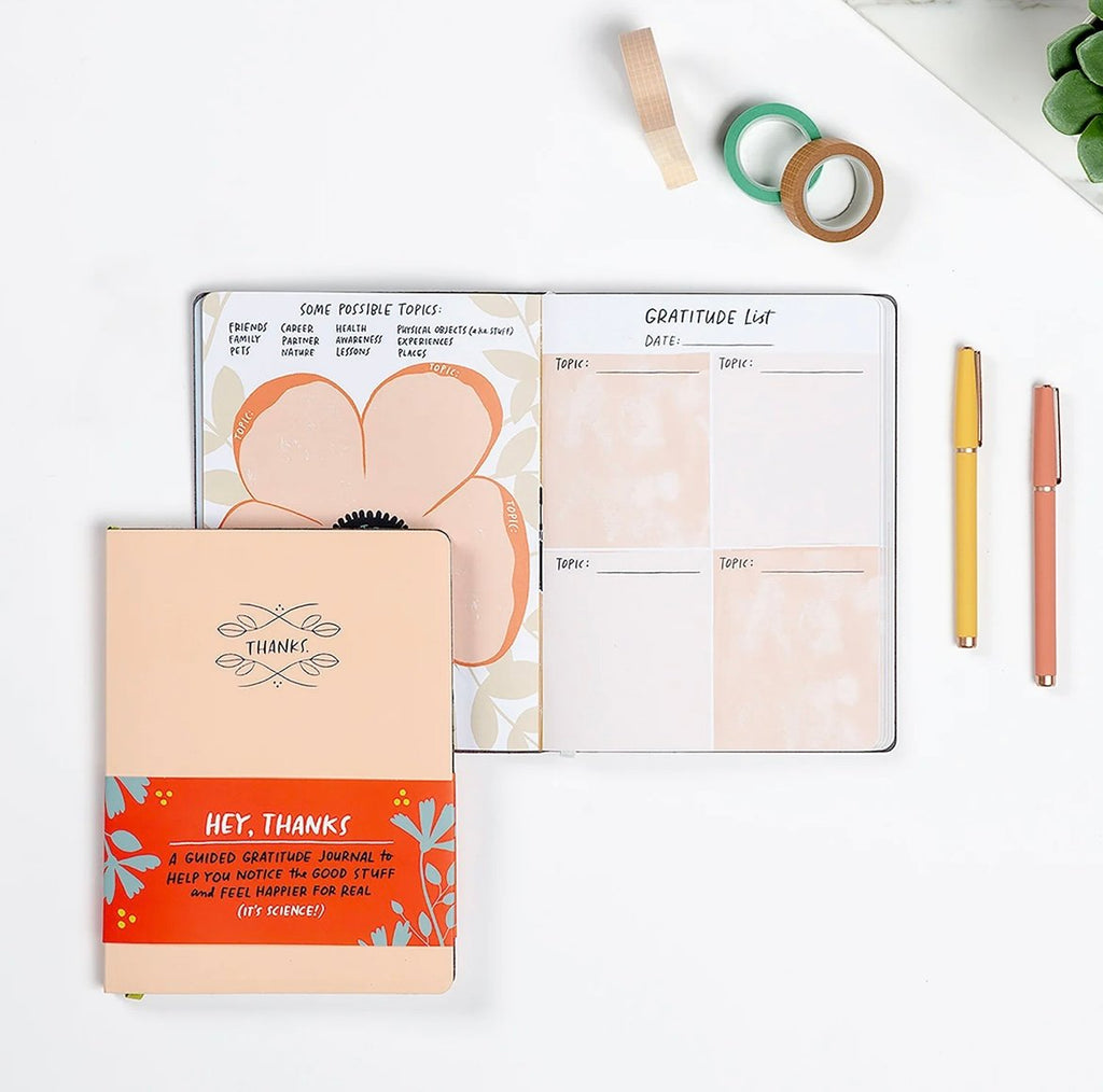 Hey, Thanks: A Guided Gratitude Journal