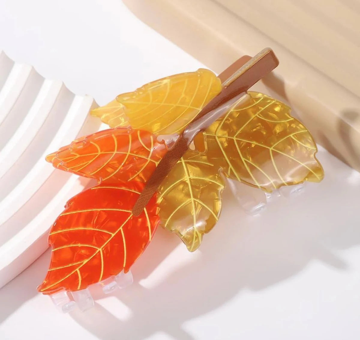 Autumn Leaf Claw Clip