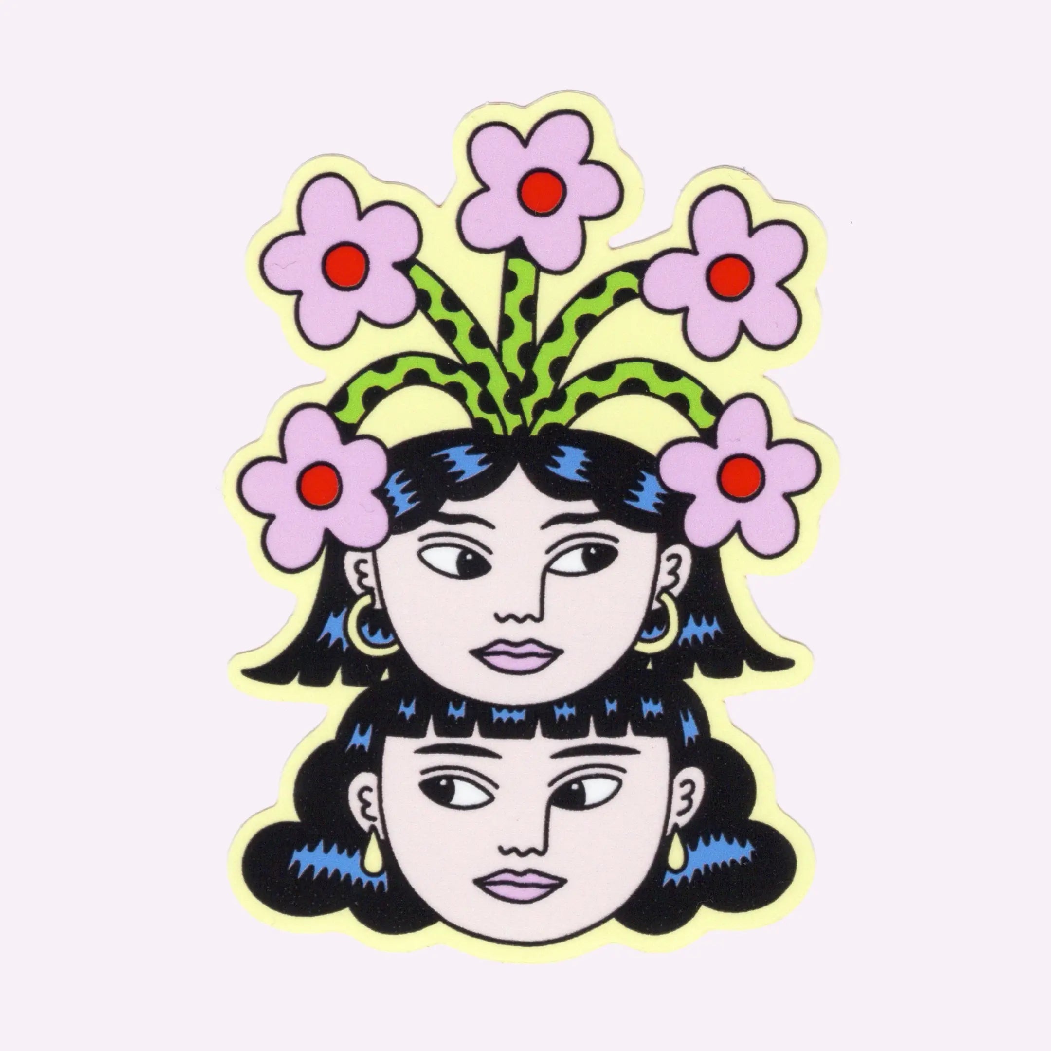 Flower heads Sticker