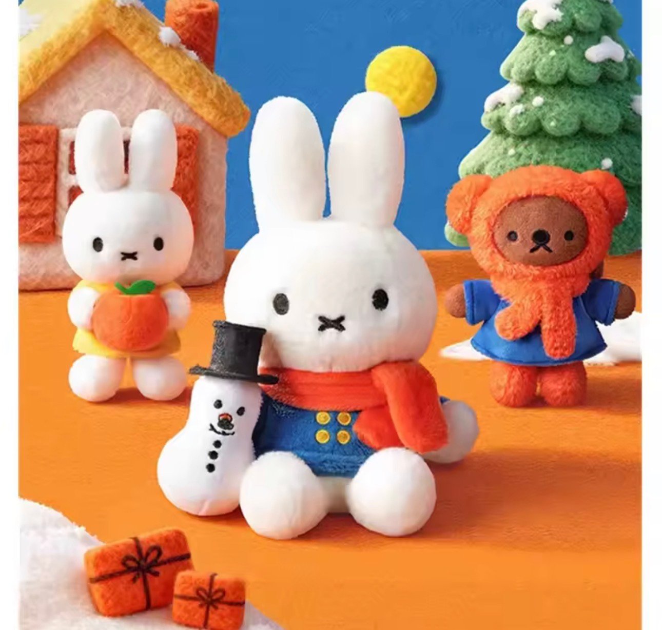 Miffy Winter Series Plush Blind Box ❄️🧣🧤