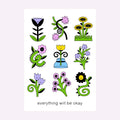 Everything Will Be Okay, Flower Print