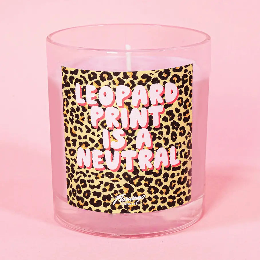 Leopard print is a neutral candle