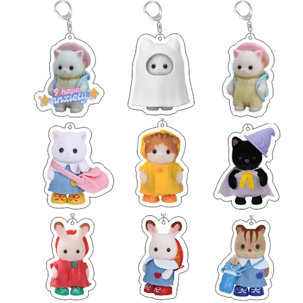 Sylvanian families acrylic Keyring