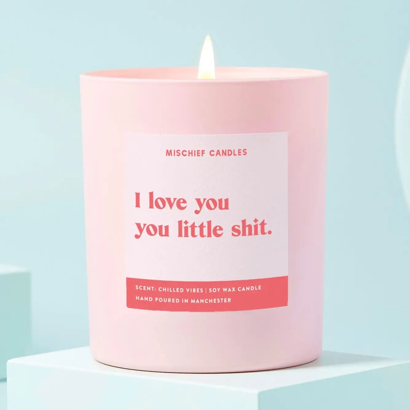 I love you you little shit candle