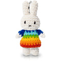 Just Dutch Rainbow Crochet Miffy Keyring