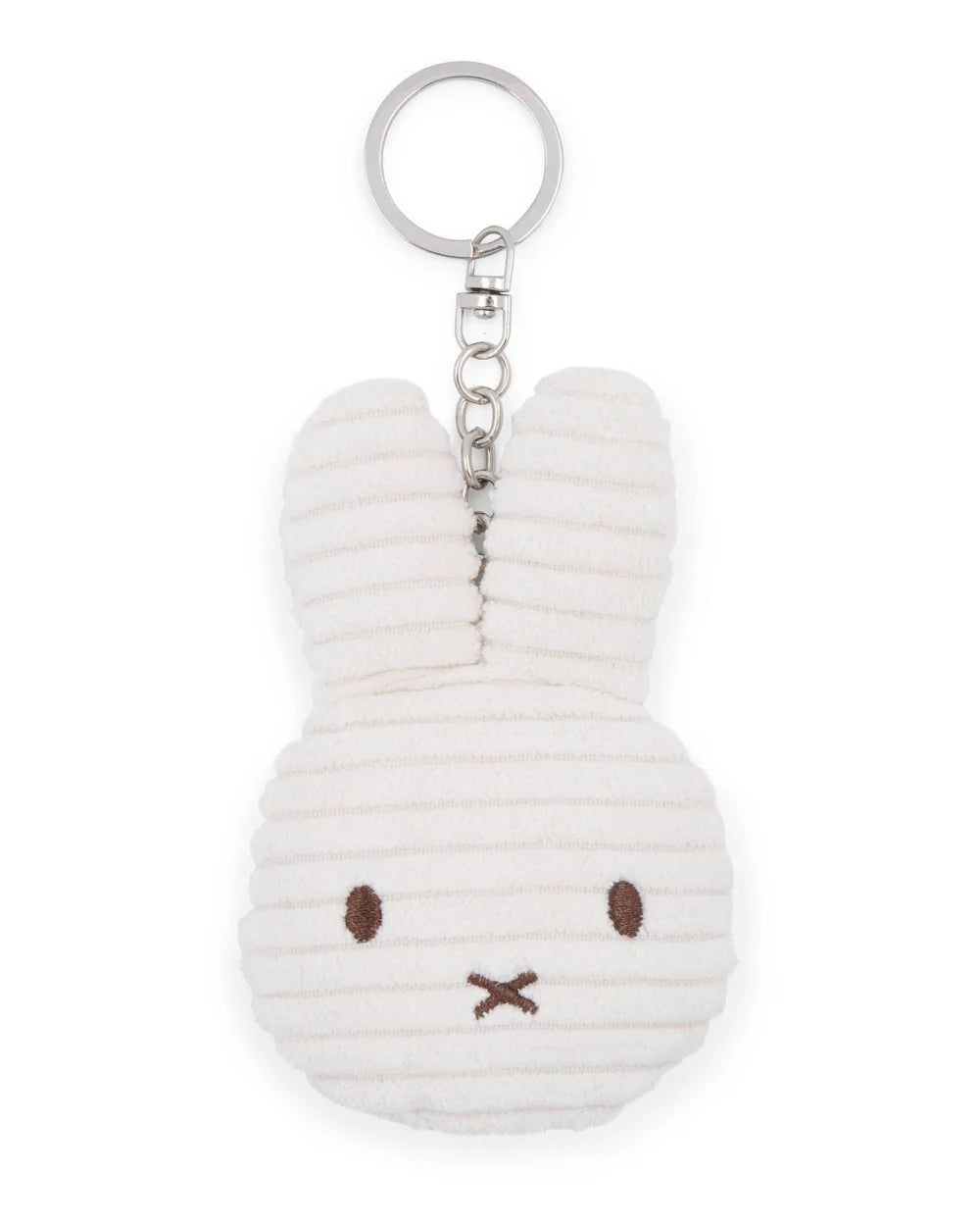 Off white Cord Miffy Head Bag Charm