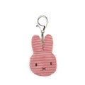 Pink Cord Miffy Head Keyring