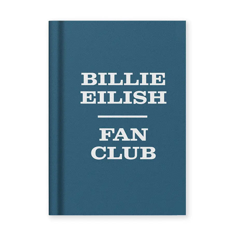 Billie Eilish Fan Club Notebook