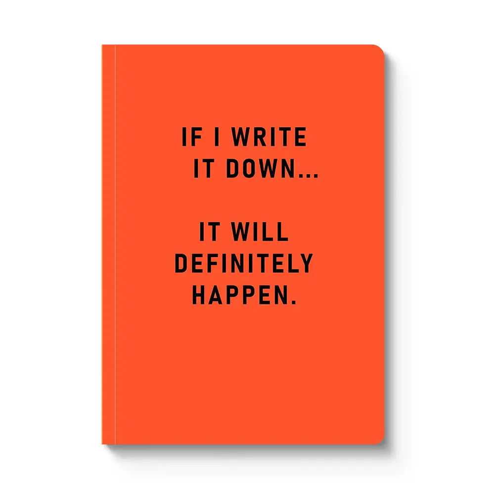 Definitely happen paperback Notebook