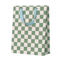 Green Checkerboard Gift Bag