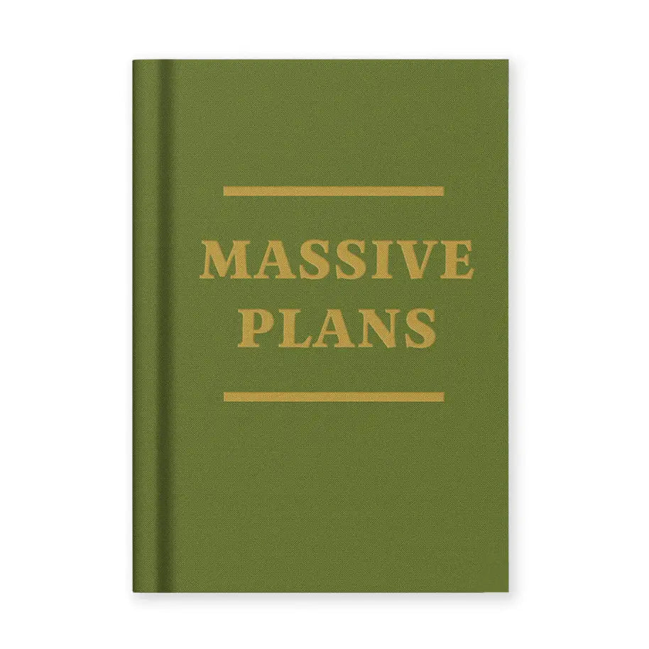 Massive Plans Notebook