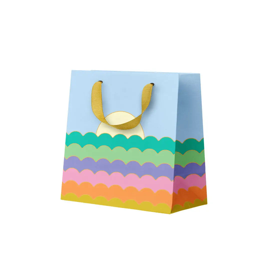 Sunset Scalloped Gift Bag