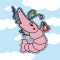 Shrimpy Sticker