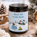 Meet me in the Snow Snoopy Candle