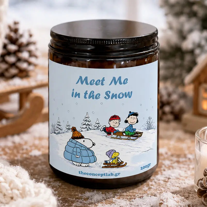Meet me in the Snow Snoopy Candle