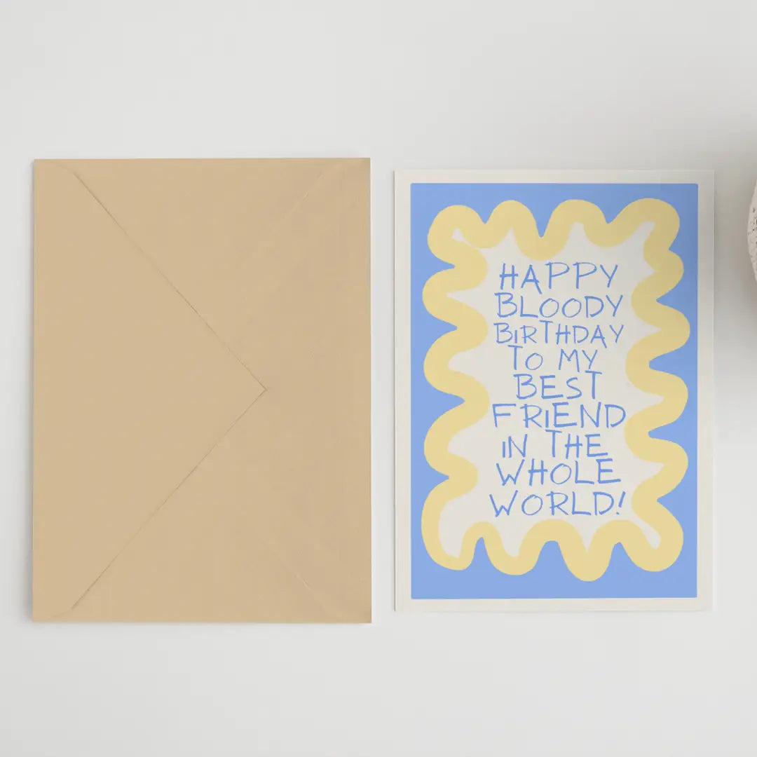 Happy birthday Best friend Card
