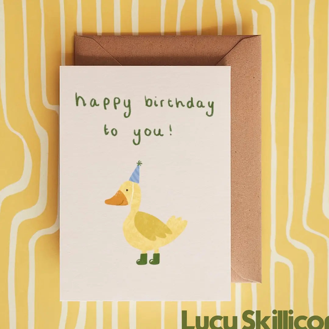 Happy Birthday to you Duck Card
