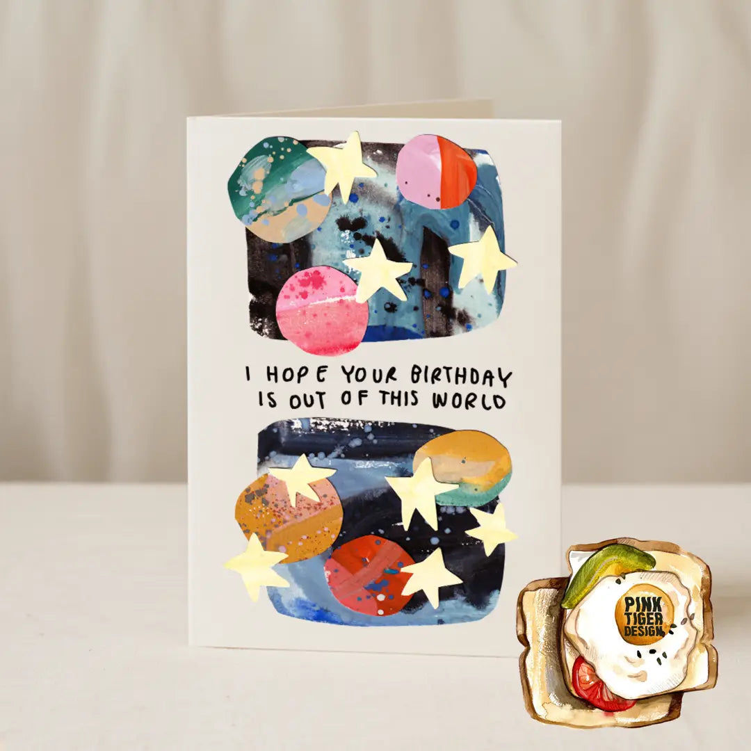 Out of this world Birthday Card