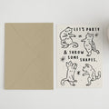 Lets Party & throw some shapes Card