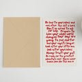 New parents advice Card