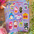 Silly circus guys Sticker sheet