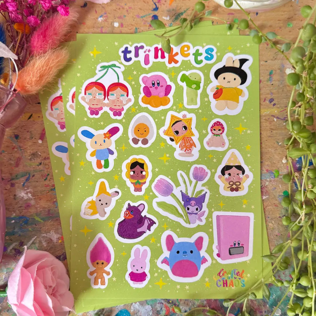 Trinkets Sticker Sheet