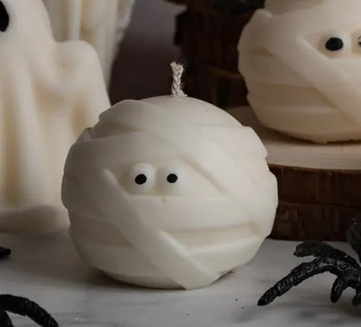 Ghost Pumpkin Candle