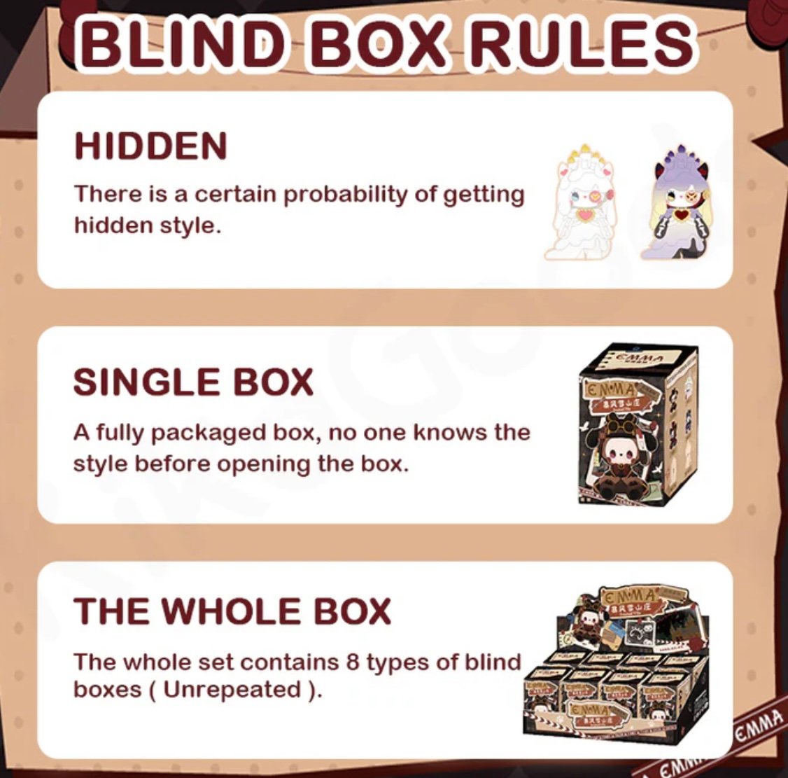 Emma Frostveil Villa Blind Box 🖤