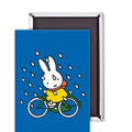 Miffy Riding a Bike Magnet
