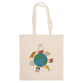 Miffy Animals Globe Tote Bag