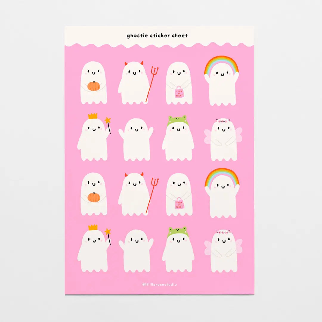 Ghosties Sticker sheet