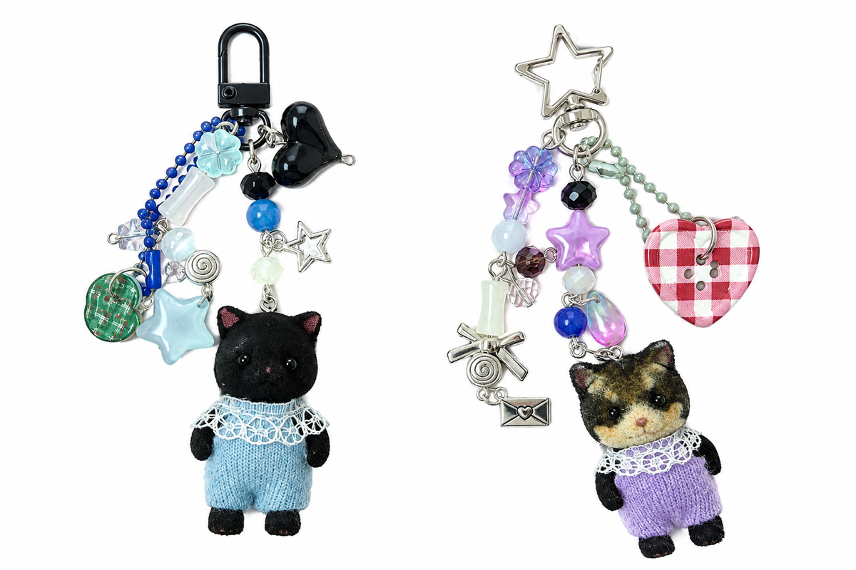 Sylvanian Family Figure Keychain🐱🐶🐰