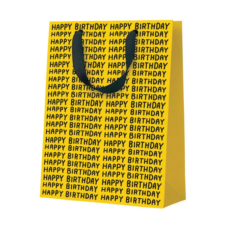 Happy Birthday Repeat Medium Gift Bag