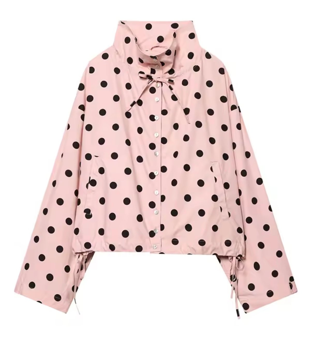 Pink Polka Dot Statement Jacket ✨
