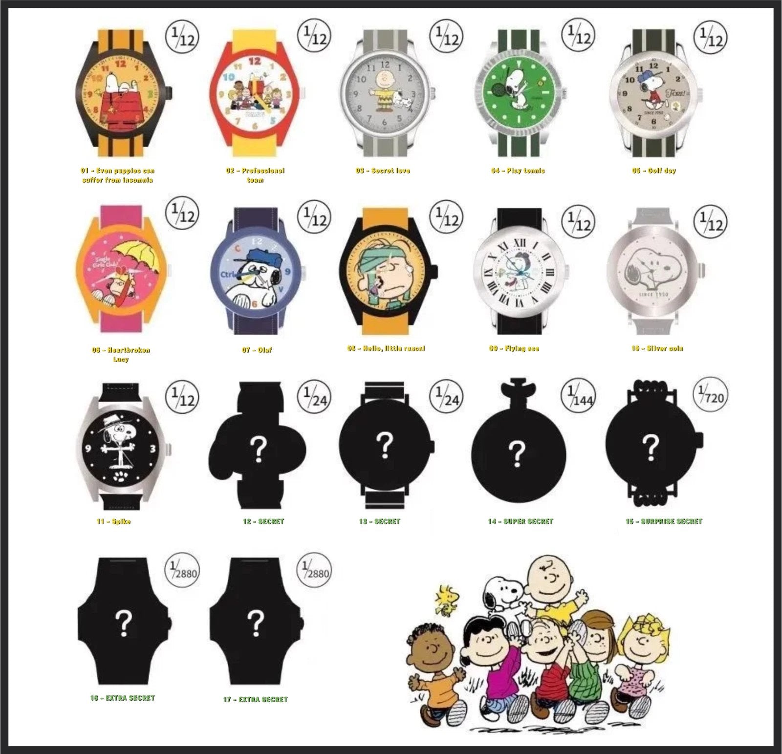 Snoopy Watch Blind Box ⏱️