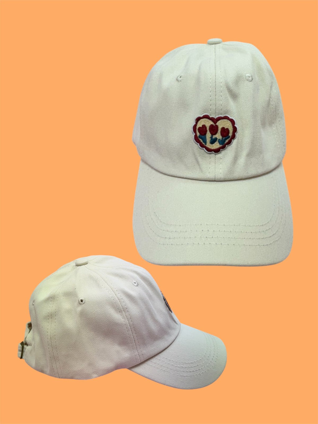 Cute Embroided Caps🍎🐥🍒🐮