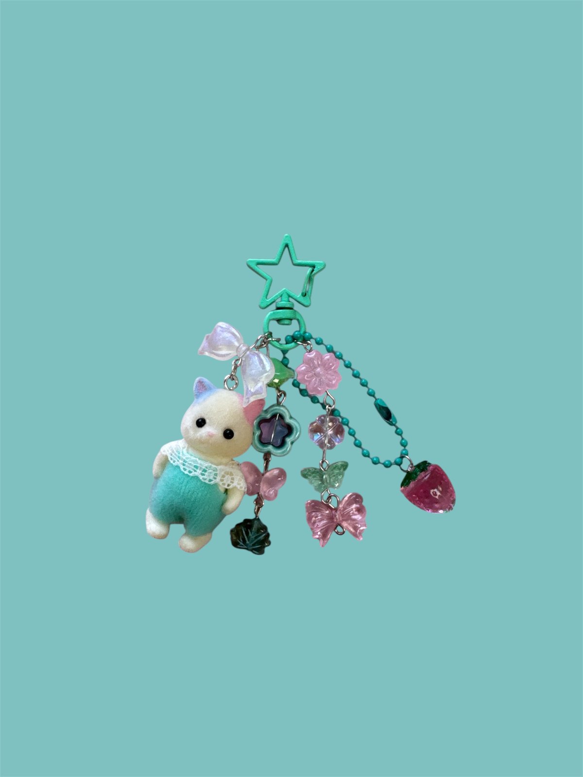 Sylvanian Family Figure Keychain🐱🐶🐰