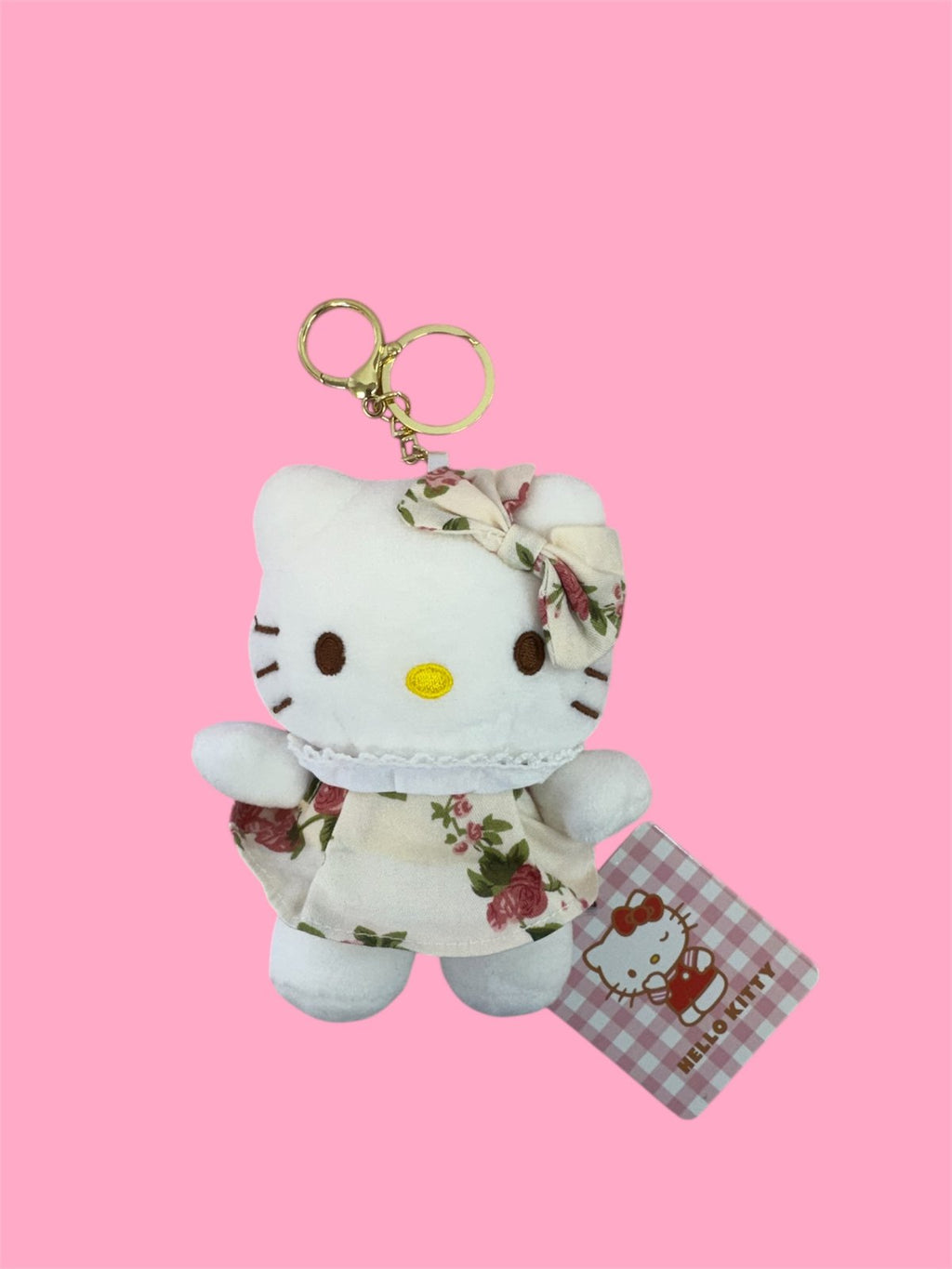 Hello Kitty Plush Keyring 😻 🍓