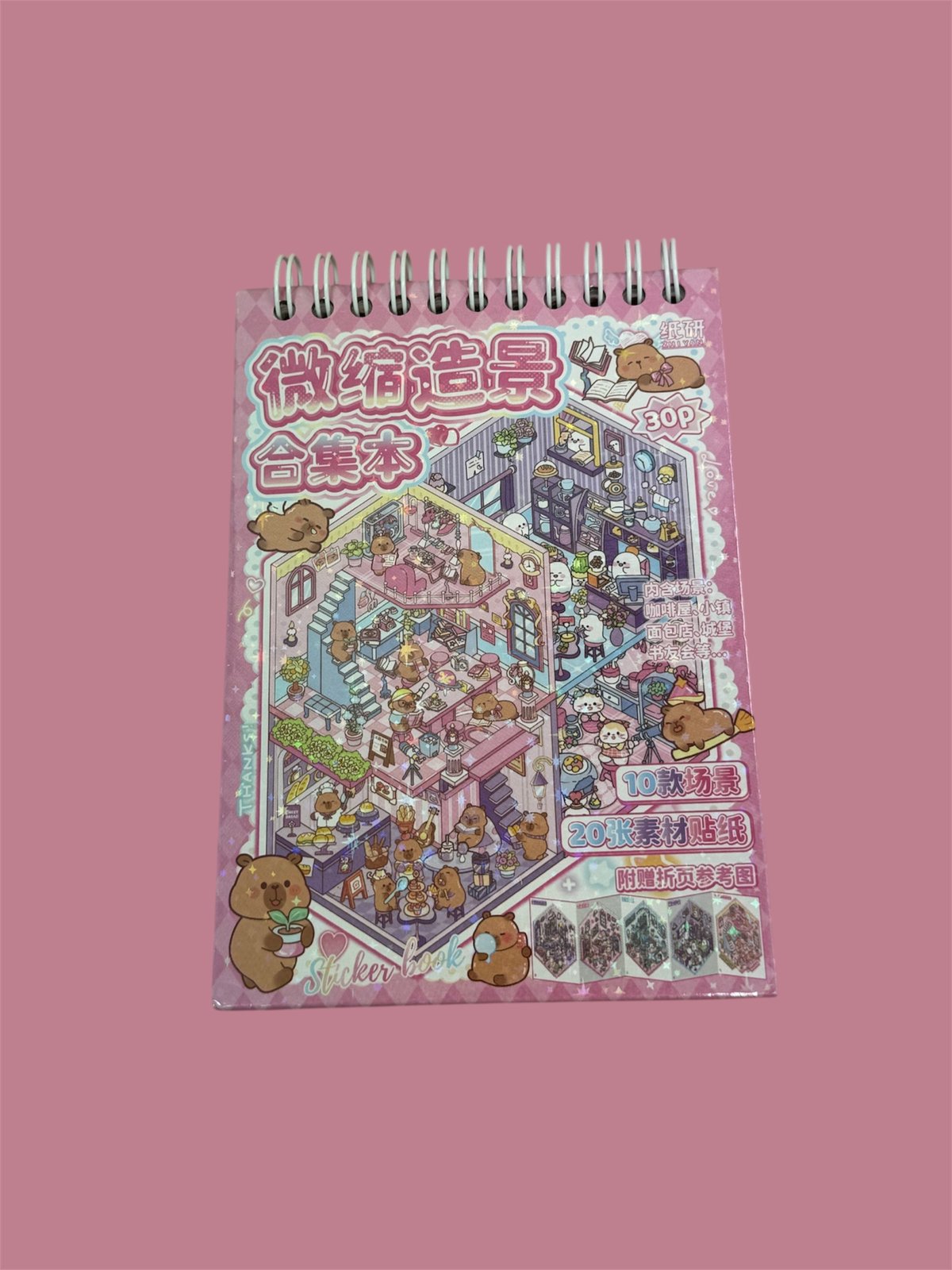 Miniature Scene Sticker Book🧸