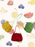 Faux Suede Bucket Bags 🍎🍏🍌
