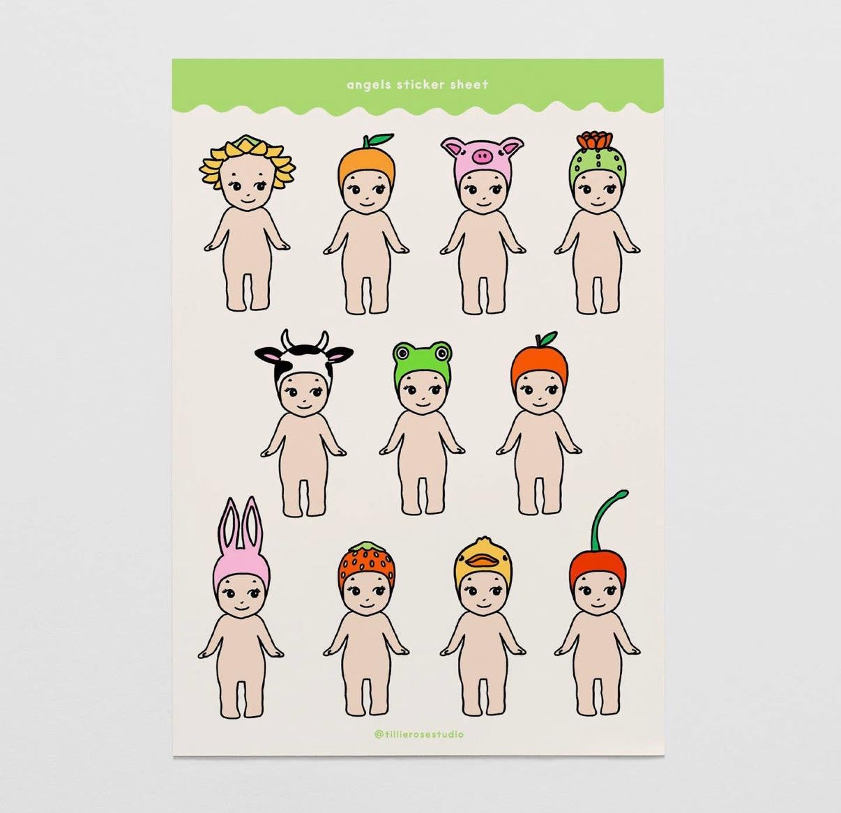 Sonny Angels Sticker Sheet