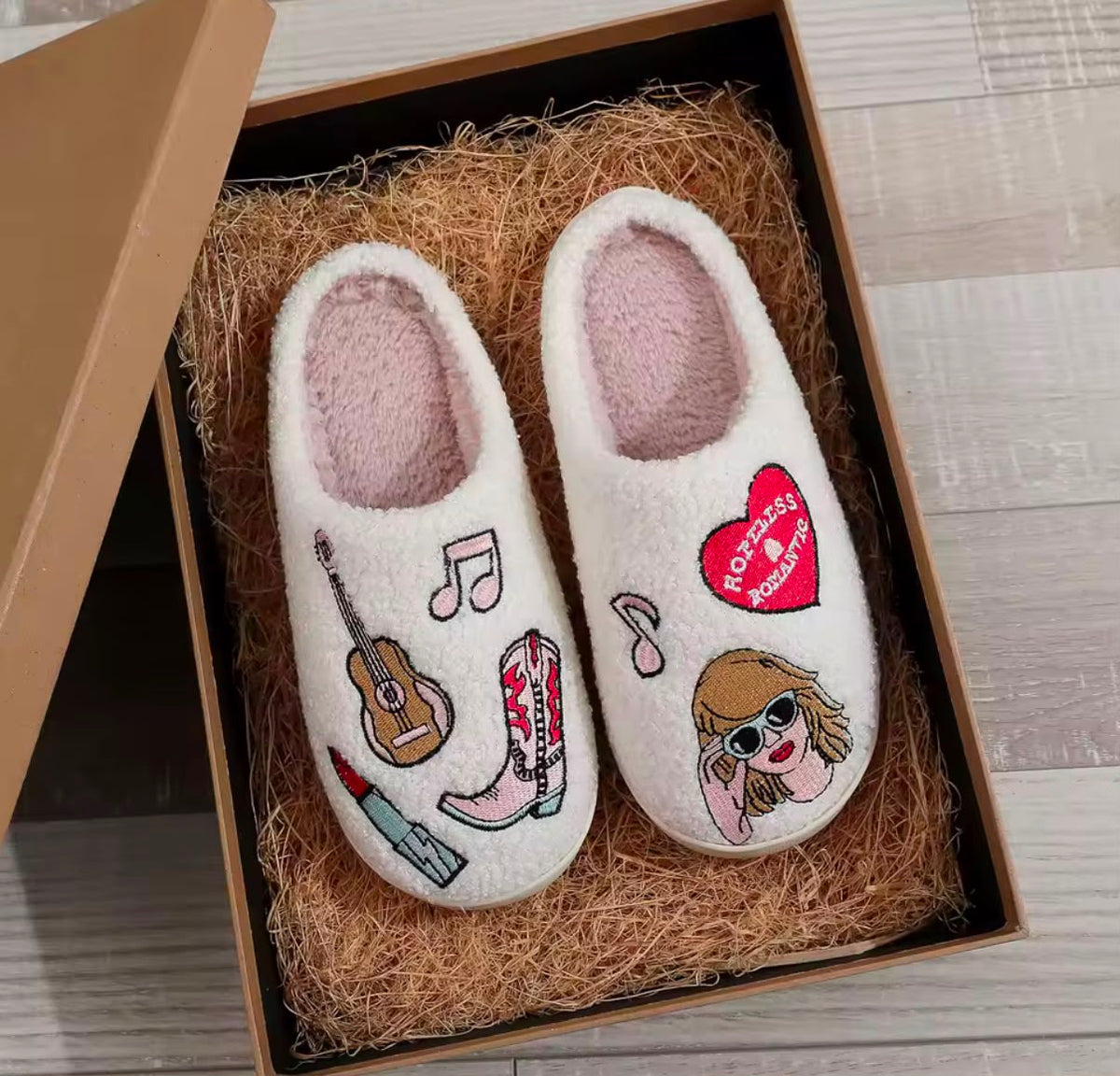 Hopeless Romantic Slippers