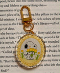 Snoopy & Flowers Keyring