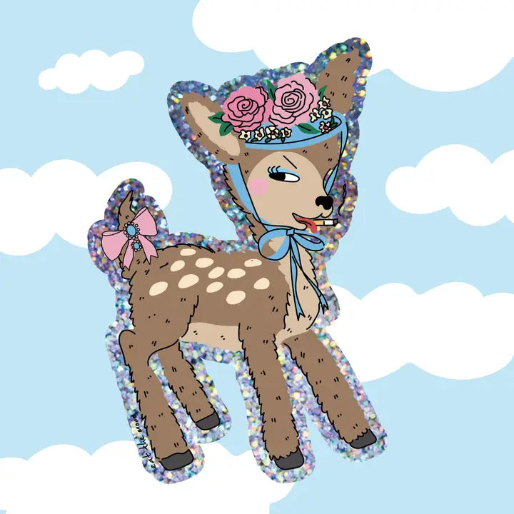 Sassy Deer Sticker