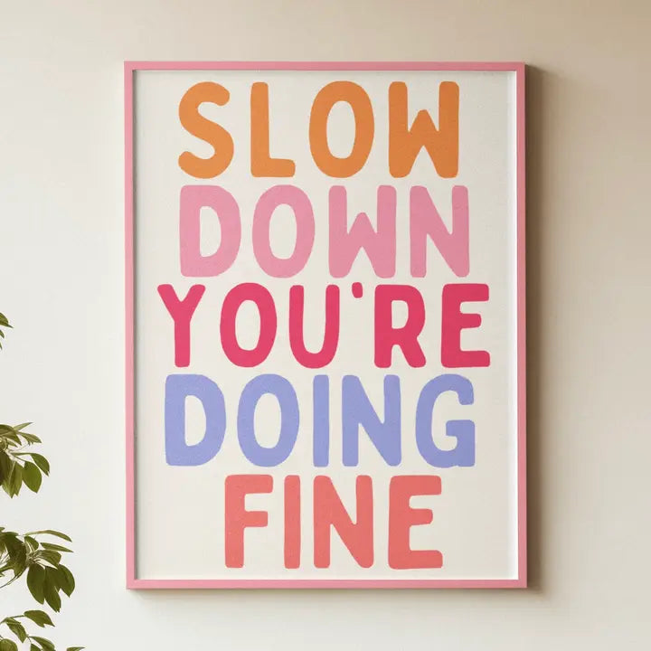Slow Down Billy Joel Print