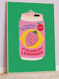 Talk Tonight Strawberry Lemonade Print