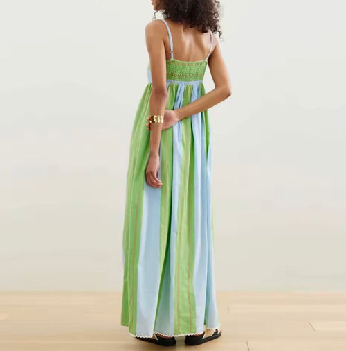Amalfi Striped Dress💚💙