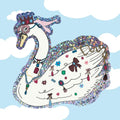 Swan Sticker